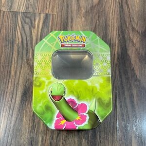 Pokemon Green and Pink Trading Card Tin